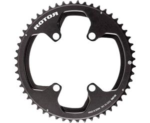 Rotor noQ Rings 53T 110BCD 4 Bolt Spider Mount Chainring Black