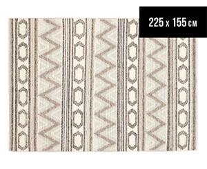 Rug Culture 225x155cm Miller Rhythm Tap Rug - Stone