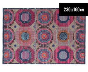 Rug Culture 230x160cm Power Loomed Distressed Modern Rug - Multi