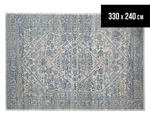 Rug Culture 330x240cm Tapestry Easy Care Alabaster Rug - SIlver