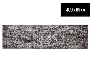 Rug Culture 400x80cm Cairo Runner Rug - Charcoal