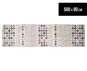 Rug Culture 500x80cm Mirage Modern Runner - Multi