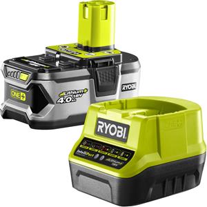 Ryobi 18V ONE+ 4.0Ah Battery And Fast Charger Pack