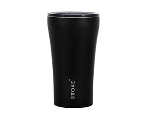 STTOKE Ceramic Reusable Cup - Black 12Oz