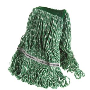 Sabco Professional 350g Green Premium Grade Loop Banded Mop Head