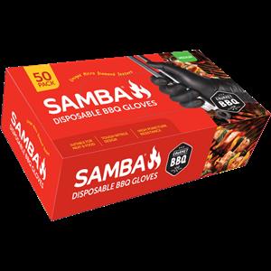 Samba Medium Disposable BBQ Gloves - 50 Pack