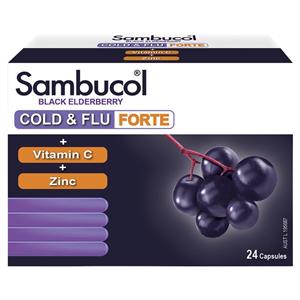 Sambucol Cold & Flu Forte 24 Capsules