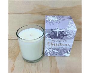 Scents of Christmas Hand Poured Essential Oil Soy Blend Candle 230g - Christmas Gingerbread Pine Needles and Sugar Plum - Christmas Gift - Christmas