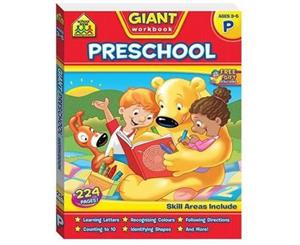 School Zone Giant Preschool Workbook