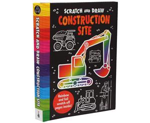 Scratch And Draw Construction Site Activity Book