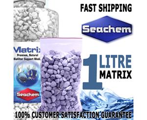 Seachem Matrix 1L Fish Aquarium Fishtank Canister Sump Biofilter Filter Media