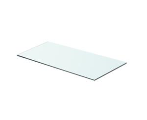 Shelf Panel Glass Clear 60x25cm Wall Display Bracket Ledge Plate Sheet