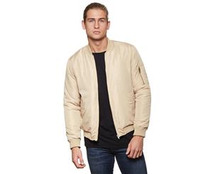 Silent Theory Men's Vital Bomber Jacket - Tan