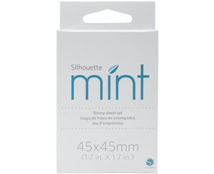 Silhouette Mint Stamp Sheets 1.75&quotX1.75" 2/Pkg-