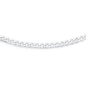 Silver 60cm Curb Chain