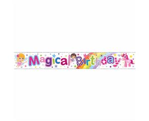 Simon Elvin Magical Birthday Foil Banner (Multicoloured) - SG10605