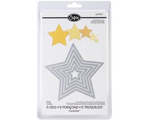 Sizzix Framelits Dies 5/Pkg-Stars