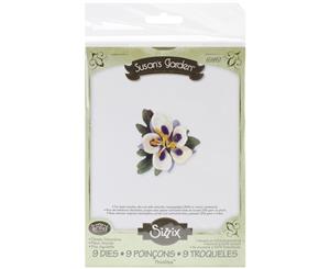 Sizzix Thinlits Dies 9/Pkg-Columbine Flower