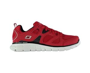 Skechers Kids Vim Turbo Childrens Trainers Running Shoes Sneakers - Red/Black