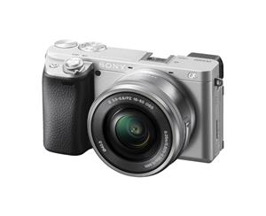 Sony Alpha A6400 Mirrorless Digital Compact Pro Camera + 16-50mm Lens Kit - Silver