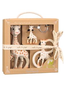 Sophie the Giraffe Trio Gift Pack Teething Ring and Keyring