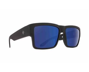 Spy CYRUS Soft Matte Black w/ Happy Blue Spectra