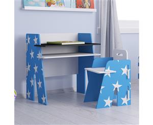 Star Desk and Chair Blue