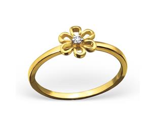 Sterling Silver Flower Ring