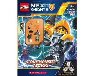 Stone Monsters Attack!  (Lego Nexo Knights Activity Book with Minifigure)