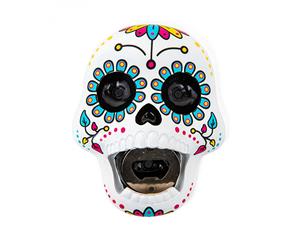 Sugar Skull Wall Mounted Bottle Opener