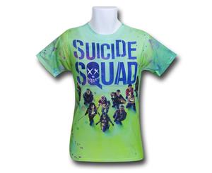 Suicide Squad Poster Sublimated Men's T-Shirt