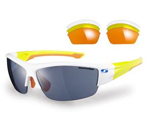 Sunwise Evenlode White Sports Sunglasses with 4 Interchangeable Lenses