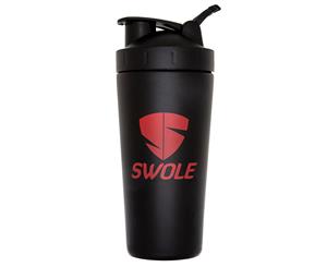 Swole 700mL Stainless Steel Shaker - Matte Black