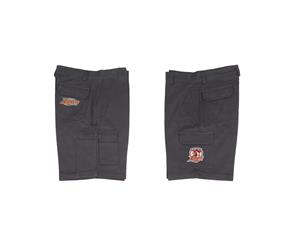 Sydney Roosters NRL Cargo Work Shorts BLACK