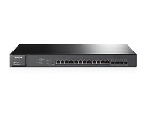 TP-Link T1700X-16TS JetStream 12-Port 10GBase-T Smart Switch with 4x10G SFP+ Slots L2+ IPv6 WEB/CLI