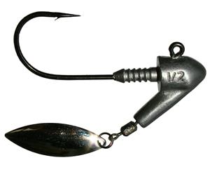 TT Lures Rev Head Jig Head HD Nickel Willow 1 #6/0XH