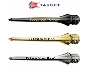 Target - Titanium Pro Smooth Conversion Dart Points - 26mm 30mm - Black 30mm