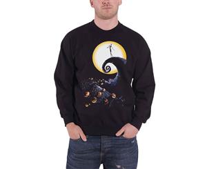 The Nightmare Before Christmas Sweatshirt Cemetery Official Mens - Black