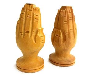 Tibetan Incense Holder - Praying Hands - Incense Stick Ash Catcher