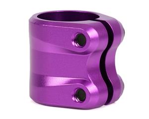 Tilt Sculpted Double Pro Scooter Clamp Oversize - Purple