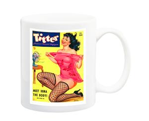 Titter Vintage Glamour Magazine Cover Poster Mug - 11 Fluid Oz