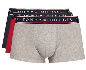 Tommy Hilfiger Men's Trunk 3-Pack - Grey/Navy/Red