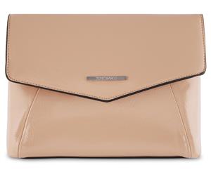 Tony Bianco Hugo Clutch Handbag - Nude Patent