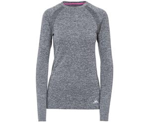 Trespass Womens/Ladies Welina Long Sleeve Active Top (Black Marl) - TP3551