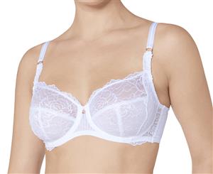 Triumph Women's Peony Florale Wired Bra - White