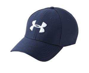 Under Armour Mens Blitzing 30 Peaked Quick Dry Sports Cap - Midnight Navy/Graphite/White