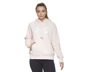 Under Armour Women's Rival Fleece Sportstyle Graphic Hoodie - Apex Pink