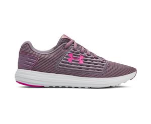 Under Armour Womens Surge SE Lightweight Running Trainers - Purple Prime/White/Mojo Pink