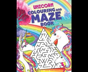 Unicorn Colouring And Maze Book