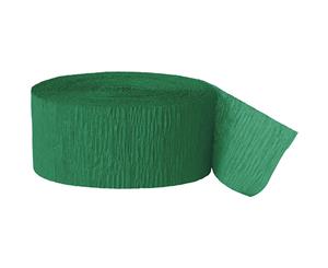 Unique Party Crepe Streamer Roll (81Ft) (Emerald Green) - SG5381